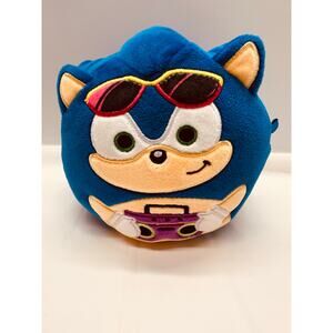 Squishmallow Sonic The Hedgehog Blue Plush KellyToy Boom Box 5" Plush